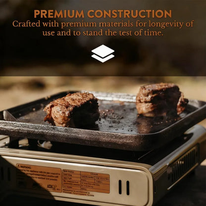 Dual Fuel Camp Stove for Outdoor & Emergency, Patented Reliable Design