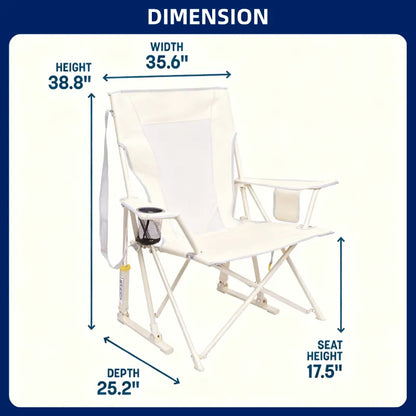 【🎁67% OFF+1 GIFTS🎁】10second folding portablerocking chair with storagebag (buy 2 get 2 free)