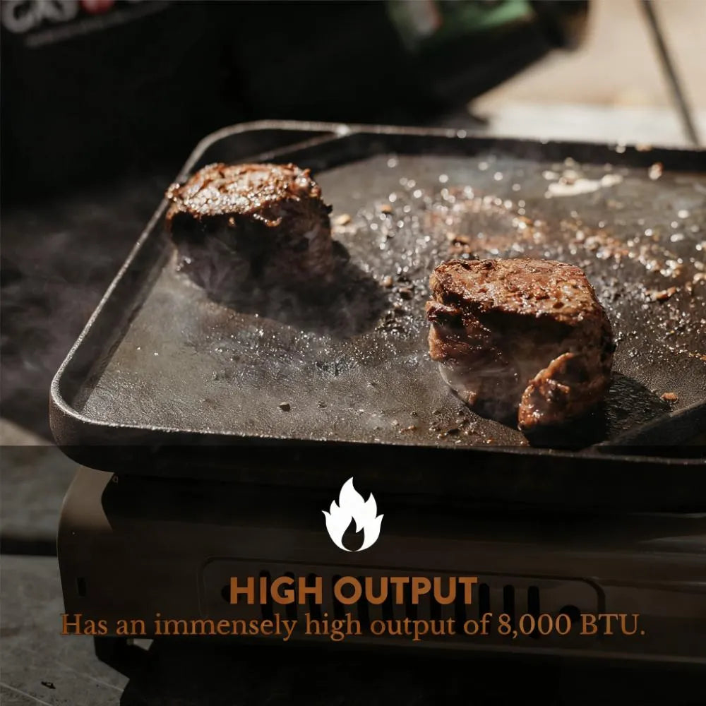 Dual Fuel Camp Stove for Outdoor & Emergency, Patented Reliable Design