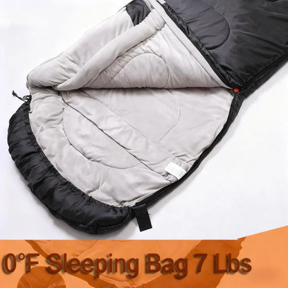 Below Zero Rated XXL Sleeping Bag, Flannel Lined for Adults